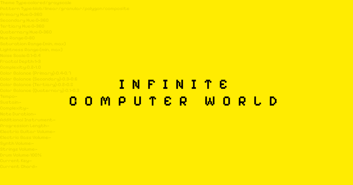 INFINITE COMPUTER WORLD
