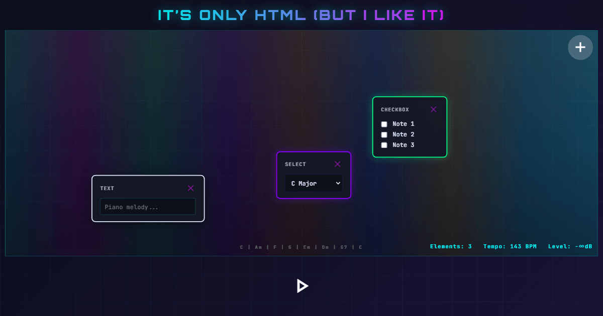 It's Only HTML (but I Like It)